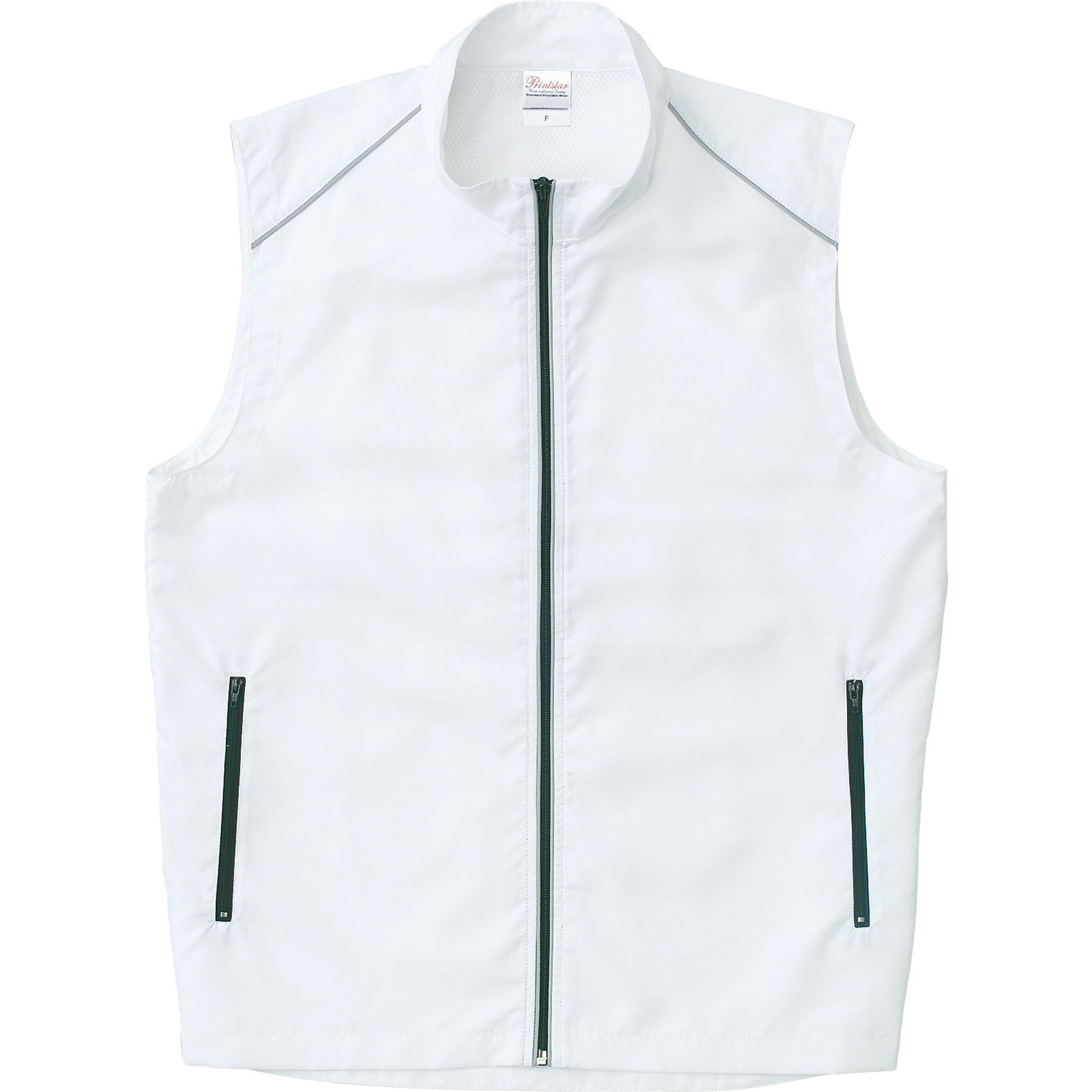   ベスト Lサイズ　白 00068-RSV RSVリフレクスポーツベスト Printstar(トムス) 男女兼用