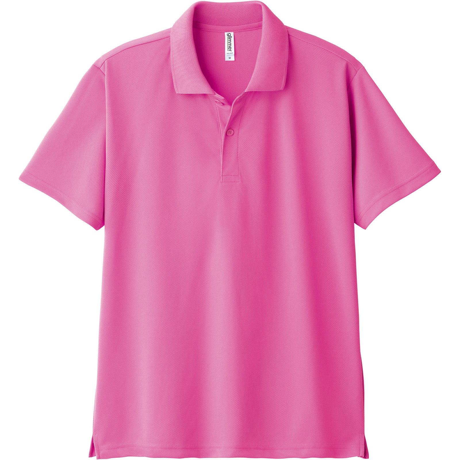 00302-ADP 4.4オンス ADPドライポロシャツ glimmer(トムス) ピンク色