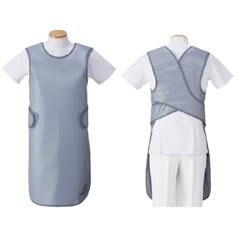 送料無料 防護衣 シンプラー・コート SSC-25M(ソフライト) イエロー 防護衣 シンプラー・コート グレー SSC-25M(ソフライト) 19-3450-00 1入り