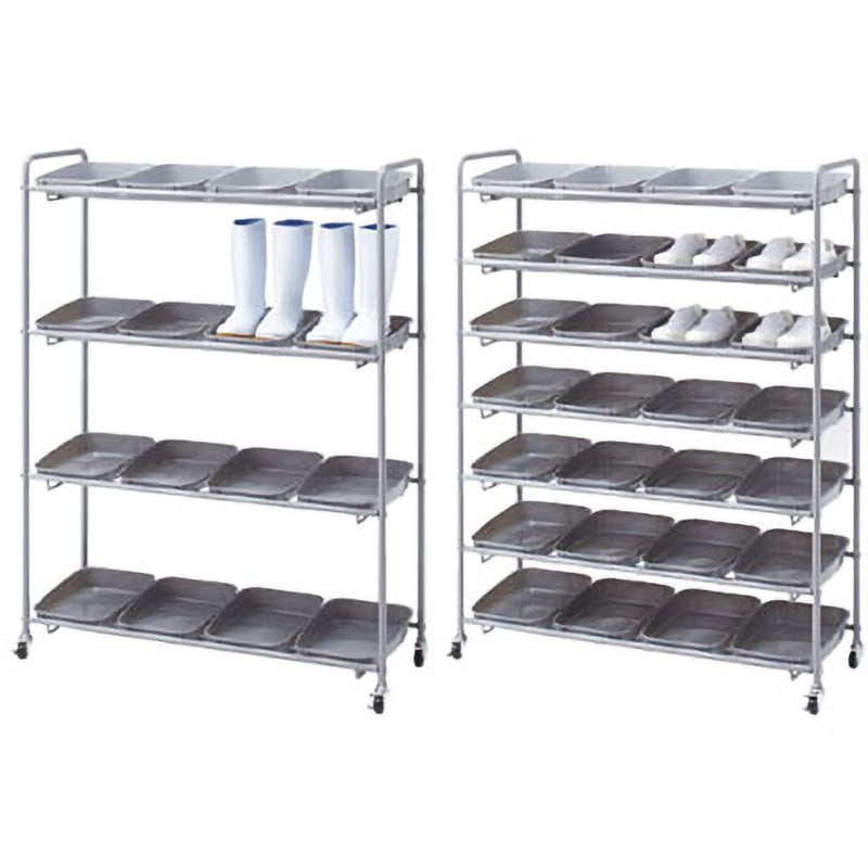 BEA012 シューズラック 河淳 幅975mm奥行350mm高さ1300mm 1個 BEA012