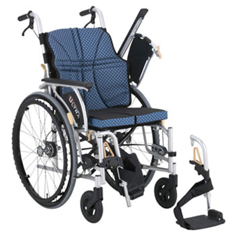 NA-U2W+OSB 車いすウルトラ(自走)ワンストップ付 1台 日進医療器(車