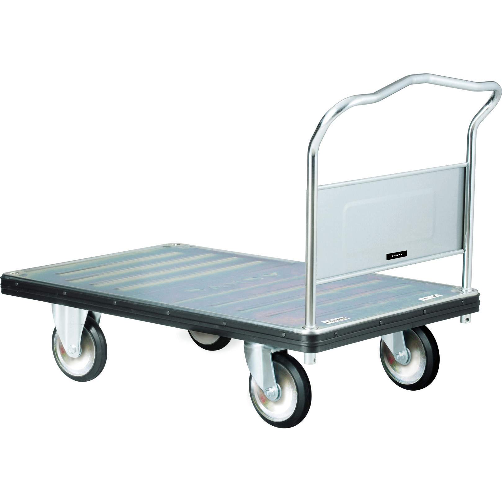 UDG-LS スチール台車 ダンディDシリーズ タイプDG 固定ハンドル式 ダンディ 荷重500kg 寸法1200×750×935mm  UDG-LS