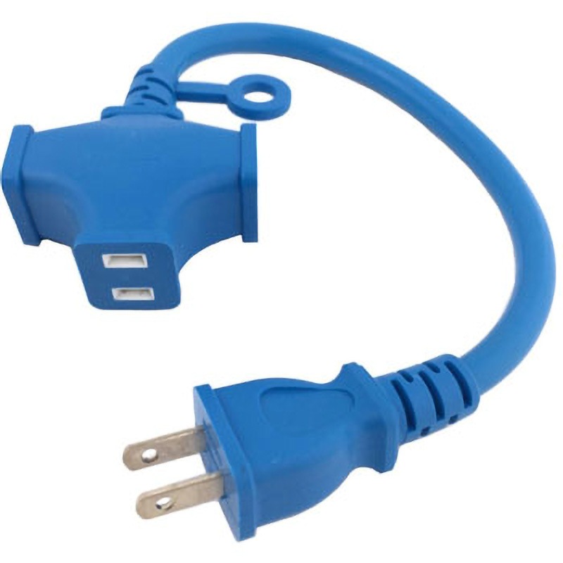 CLP-15035(B) ショートタップ 35cm 3ツ口 YAMAZEN(山善) VCT1.25×2芯