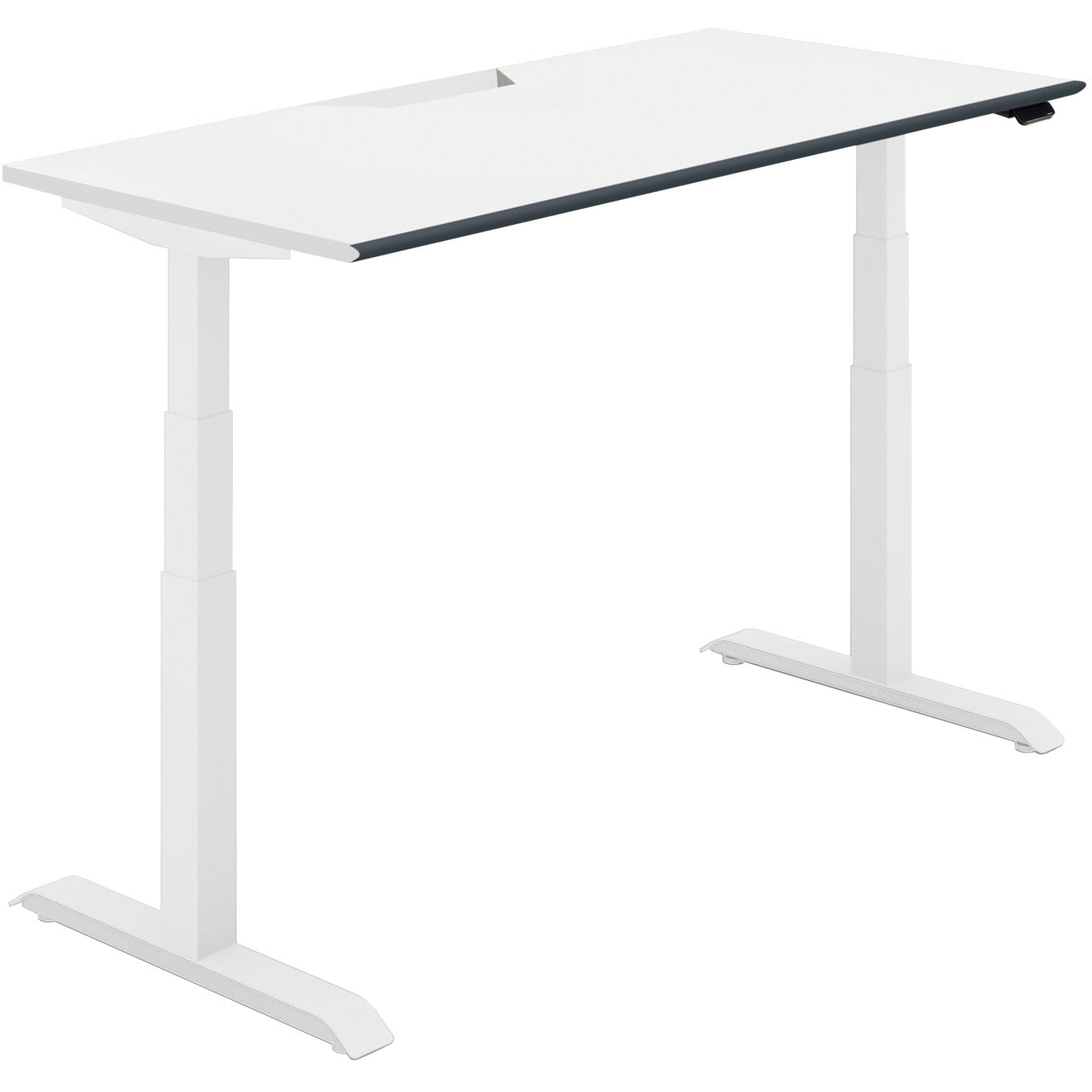 DSE-LSA1507B-SWPW2 スタンダードテーブル シークエンス ソフトエッジ天板 ベーシックレバー昇降(配送・設置サービス付き) 1台 コクヨ 【通販モノタロウ】