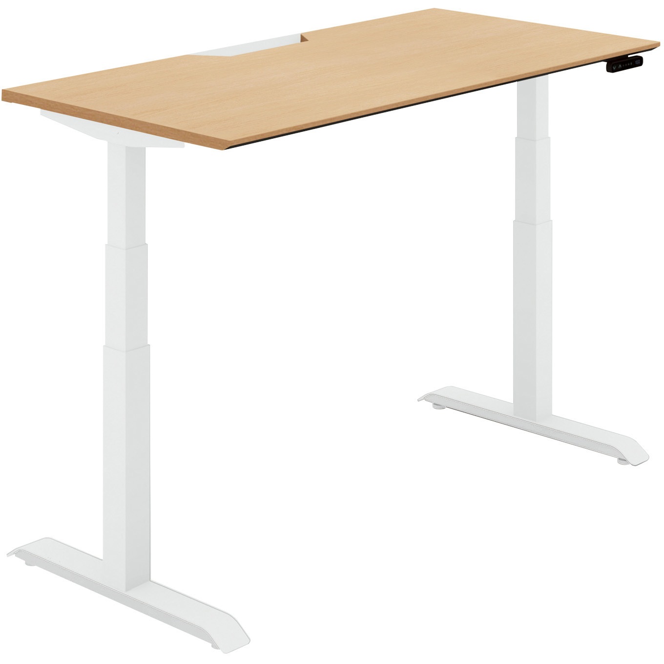 DSE-LSF1407M-SWT12 スタンダードテーブル シークエンス 舟底エッジ天板 ボタン昇降(配送・設置サービス付き) 1台 コクヨ 【通販モノタロウ】