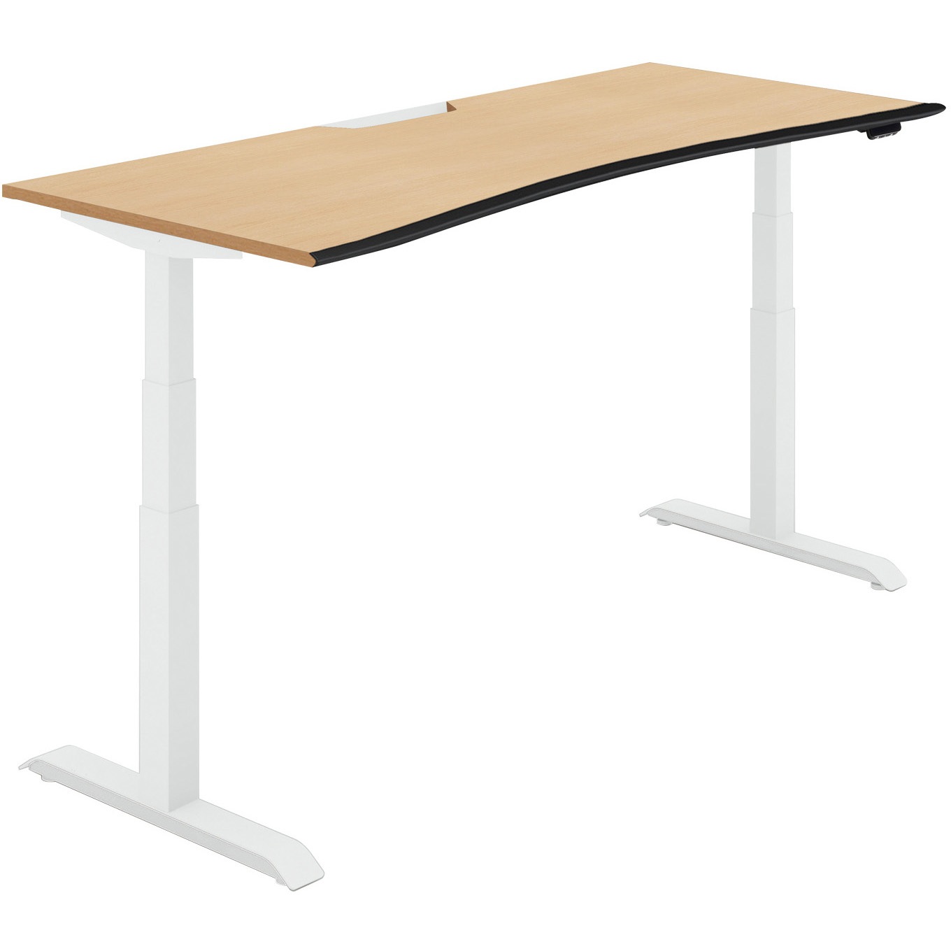 DSE-LWA1808F-SWT12 ウイングテーブル シークエンス ソフトエッジ天板 フルスペックレバー昇降(配送・設置サービス付き) 1台 コクヨ 【通販モノタロウ】