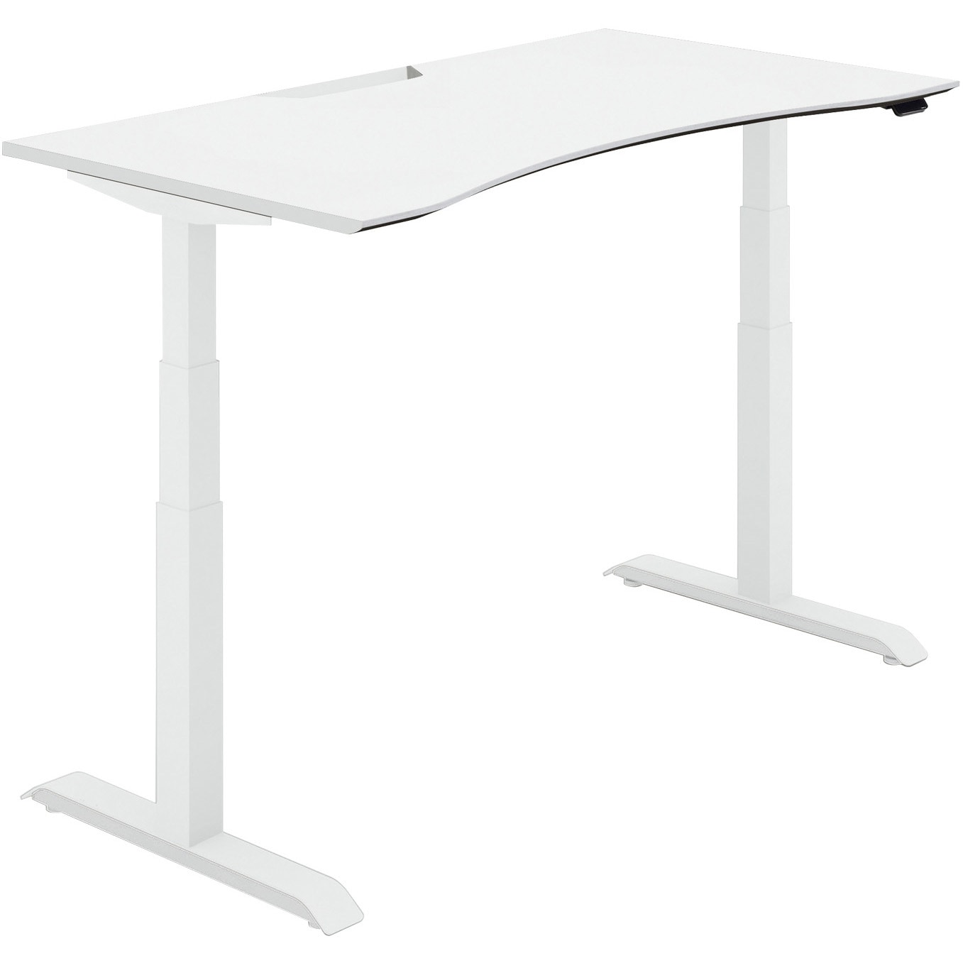 DSE-LWF1408B-SWPW2 ウイングテーブル シークエンス 舟底エッジ天板 ベーシックレバー昇降(配送・設置サービス付き) 1台 コクヨ 【通販モノタロウ】