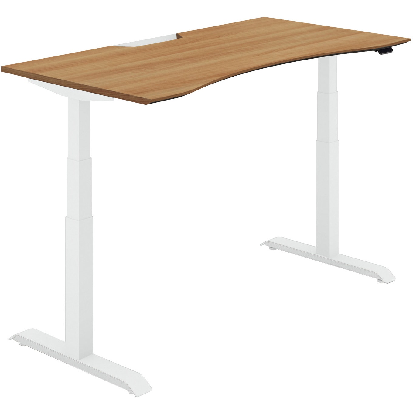 DSE-LWF1508B-SWP22 ウイングテーブル シークエンス 舟底エッジ天板 ベーシックレバー昇降(配送・設置サービス付き) 1台 コクヨ 【通販モノタロウ】