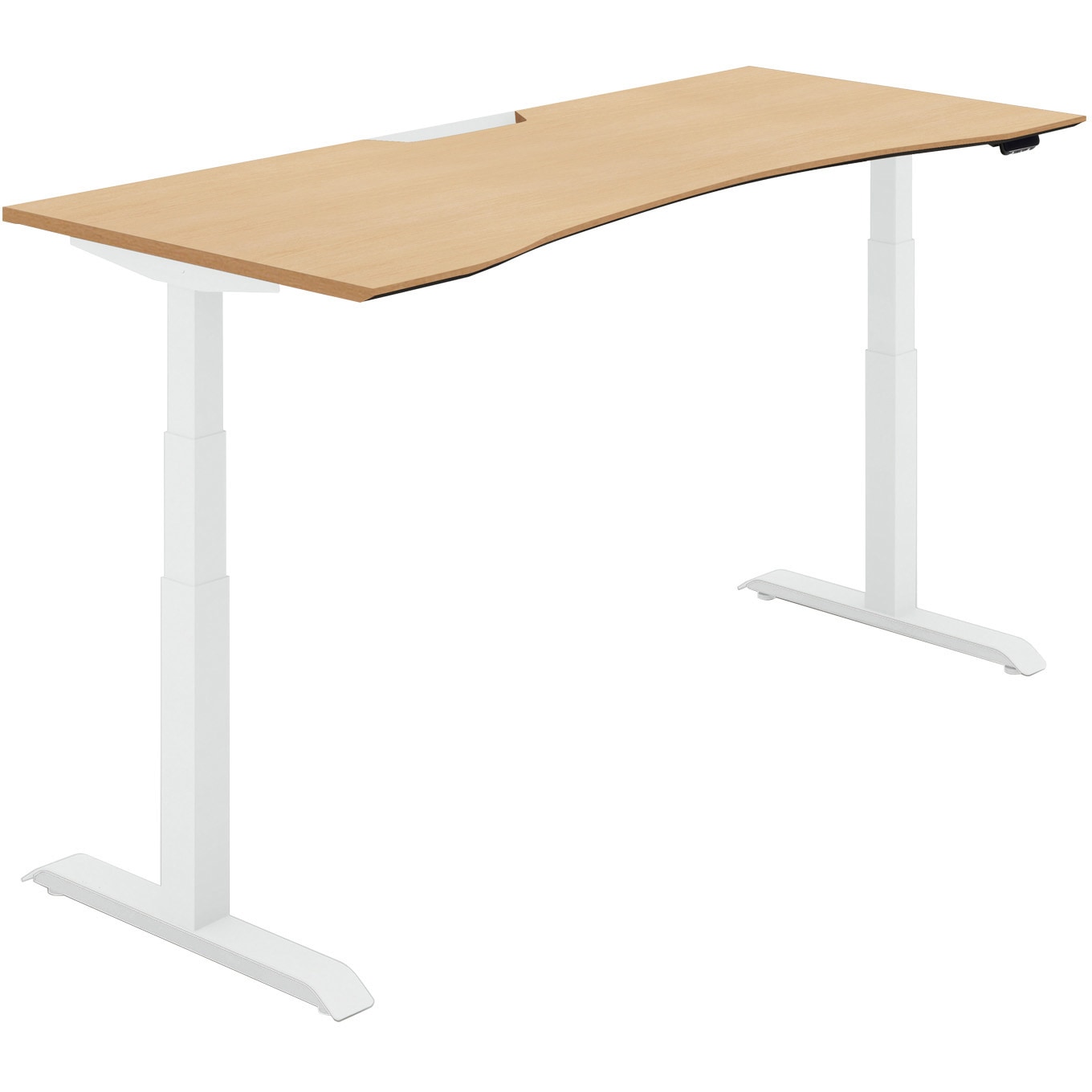 DSE-LWF1808F-SWT12 ウイングテーブル シークエンス 舟底エッジ天板 フルスペックレバー昇降(配送・設置サービス付き) 1台 コクヨ 【通販モノタロウ】