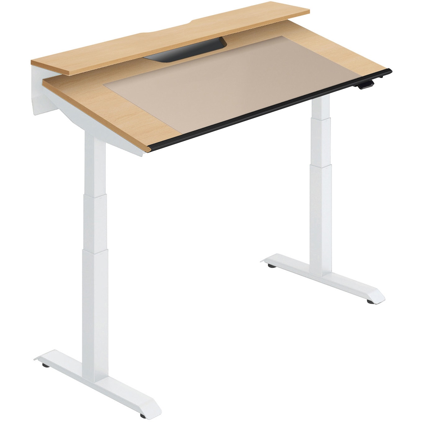 DSE-TSP1407B-SWT12 チルトテーブル シークエンス ベーシックレバー昇降 (配送・設置サービス付き) コクヨ 組立・設置・取付 奥行675mm高さ680～1290mm  DSE-TSP1407B-SWT12