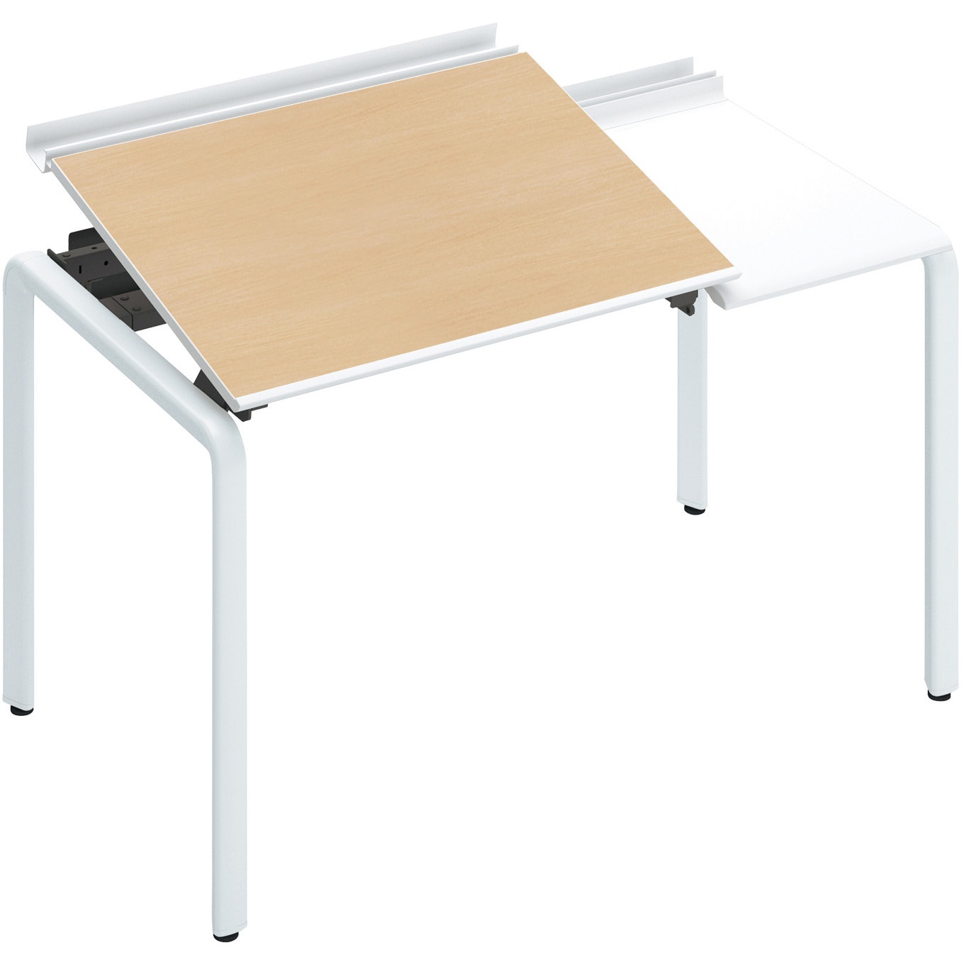 DUP-TD1207-SAWMT12 テーブル アプティス 片面独立 トレータイプ(配送・設置サービス付き) コクヨ 幅1225mm 幅1225mm奥行1400mm  DUP-TD1207-SAWMT12