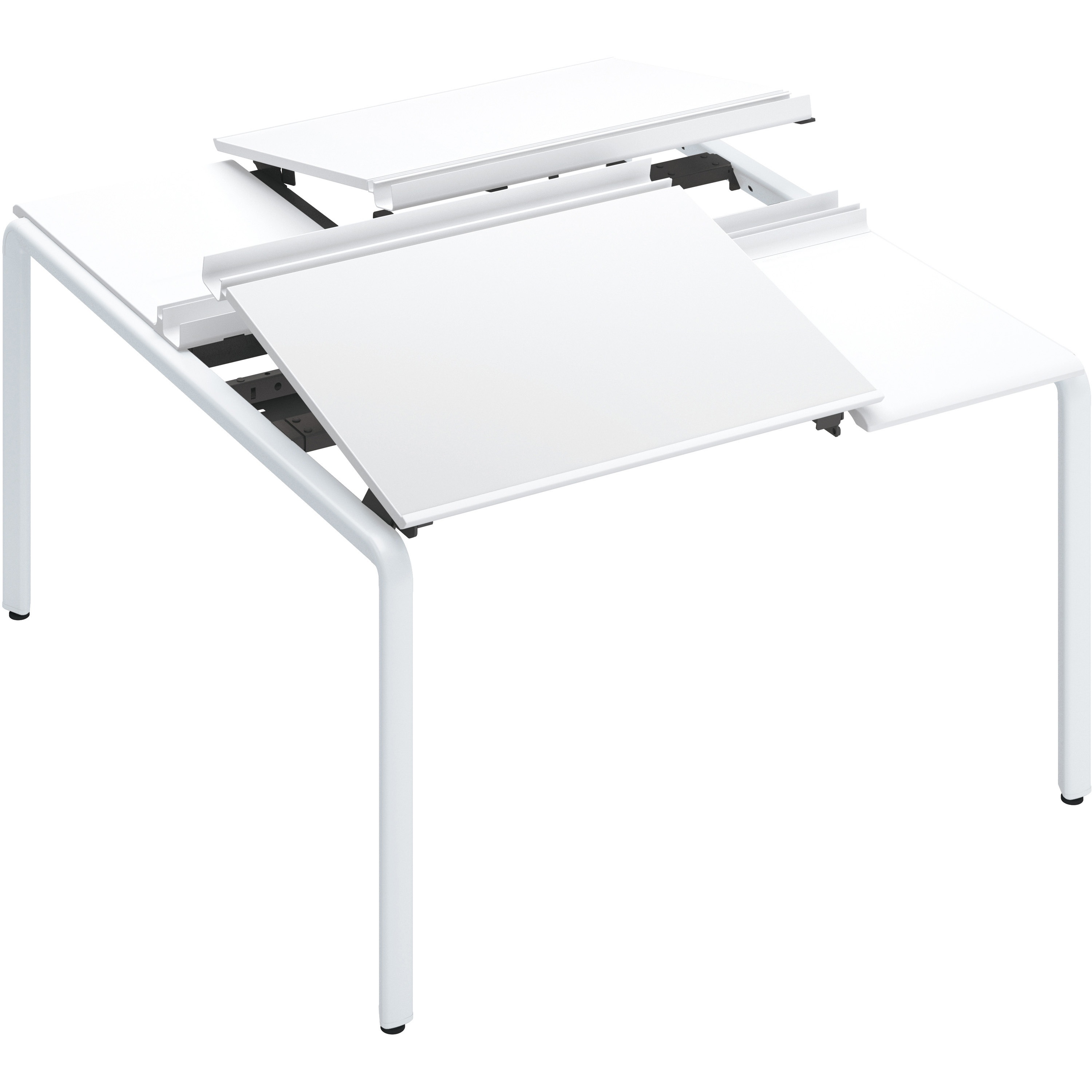 DUP-TD1214-SAWPAW2 テーブル アプティス 両面独立 トレータイプ(配送・設置サービス付き) コクヨ 幅1425mm 幅1425mm奥行1400mm  DUP-TD1214-SAWPAW2