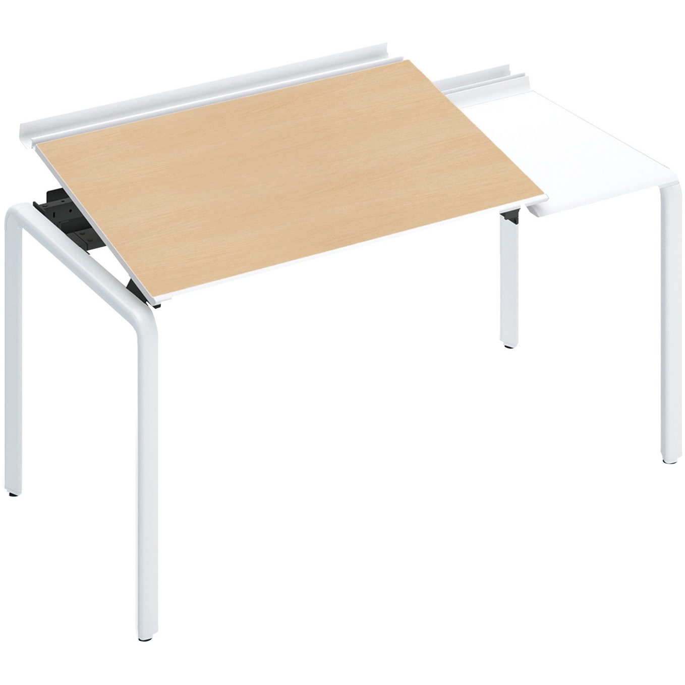 DUP-TD1407-SAWMT12 テーブル アプティス 片面独立 トレータイプ(配送・設置サービス付き) コクヨ 幅1225mm 幅1225mm奥行1400mm  DUP-TD1407-SAWMT12 65,890円