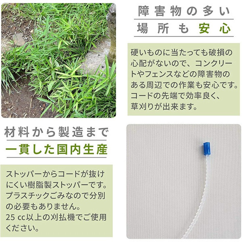 N33GN-204 ナイロンコード SSC-4G専用交換コード YAMAZEN(山善) 太さ