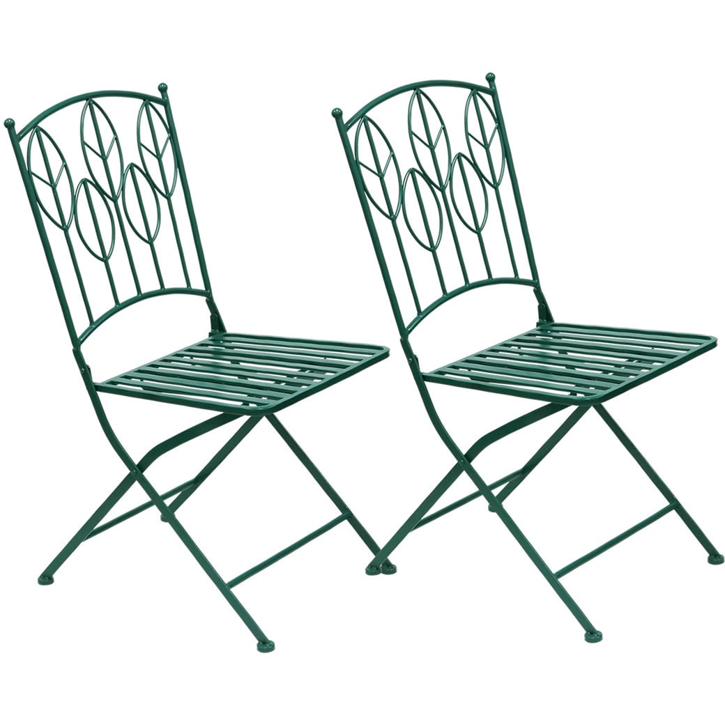 SPL-9001-2P アイアン製ガーデンチェア2脚セット 「Sunny Leaf(サニーリーフ)」 住まいスタイル 幅426mm奥行580mm高さ910mm  SPL-9001-2P 19,980円