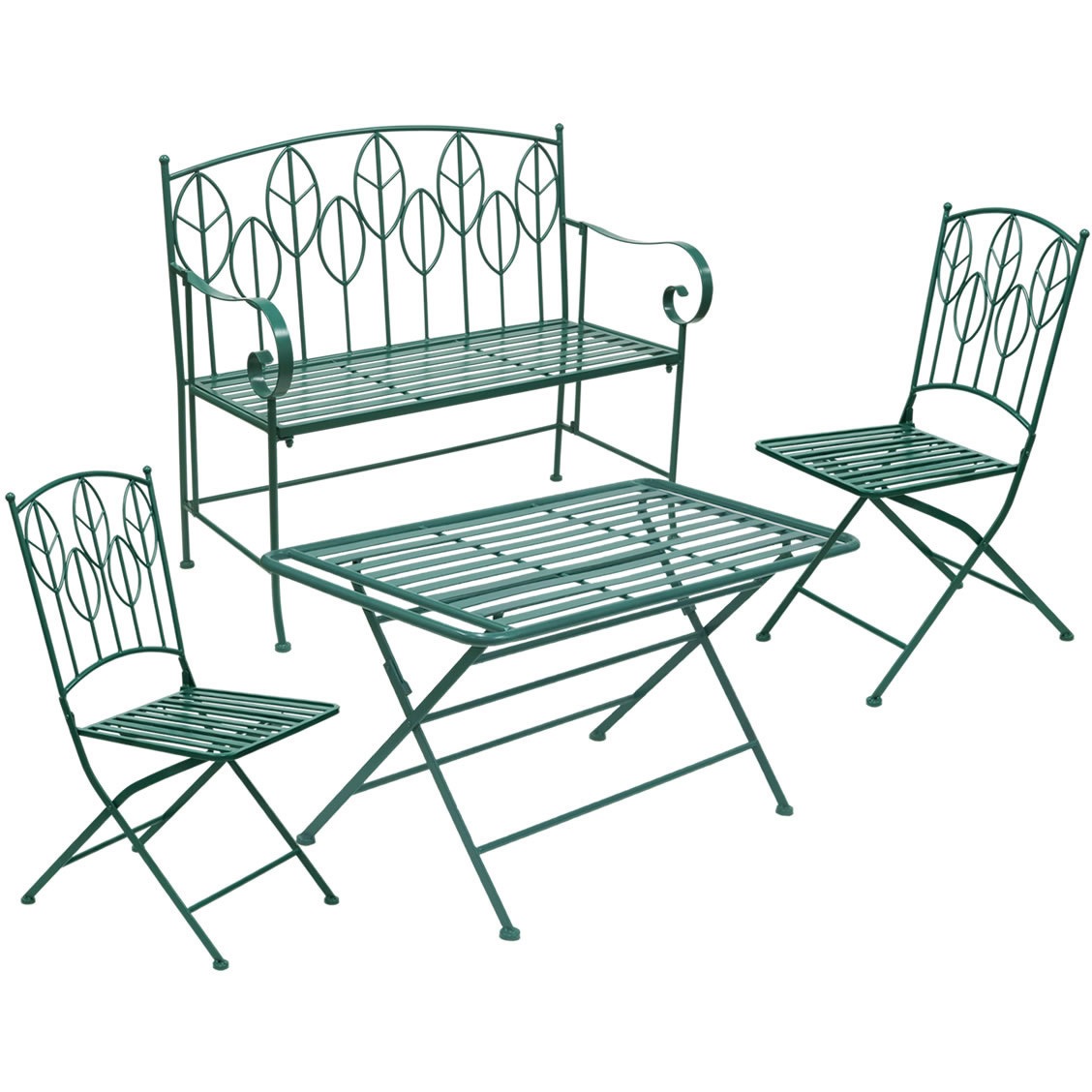 SPL-9003CB-4PS アイアン製ローテーブル4点セット 「Sunny Leaf(サニーリーフ)」 1セット 住まいスタイル 【通販モノタロウ】 64,980円