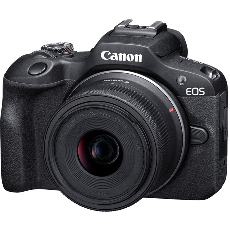 早い者勝ち 破格 新品未使用 Canon ミラーレス一眼カメラ EOS R100 EOSR100-1845ISSTMLK ミラーレスカメラ EOS R100 RF-S18-45 IS STM