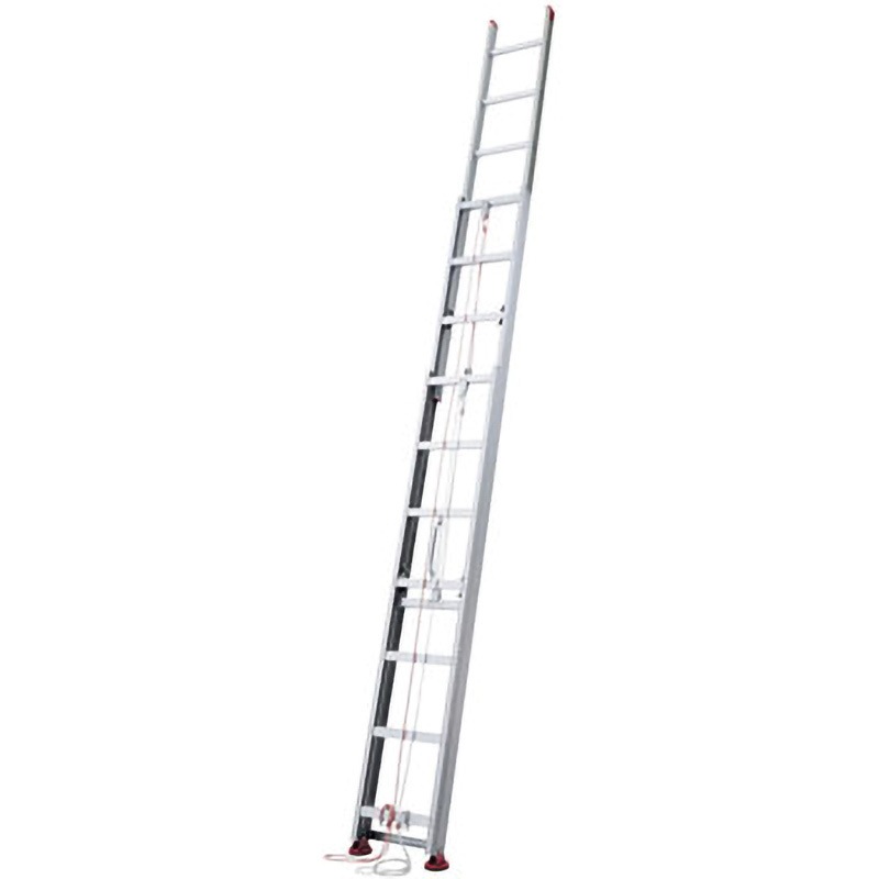 TA844PJ-1 サヤ管式3連ハシゴ イチネンTASCO アルミ (アルマイト) 縮長2.46m 全長5.78m  TA844PJ-1