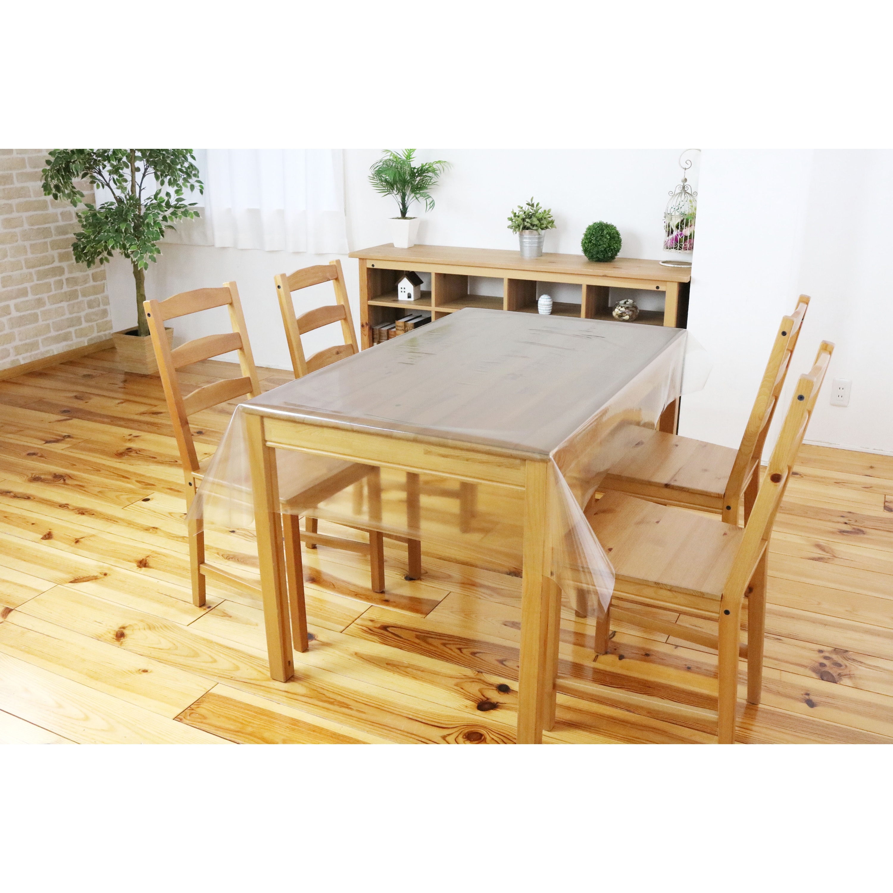 SKT-1220 120CMX200CM 0.3MM 既成テーブルクロス 明和グラビア 幅120cm 