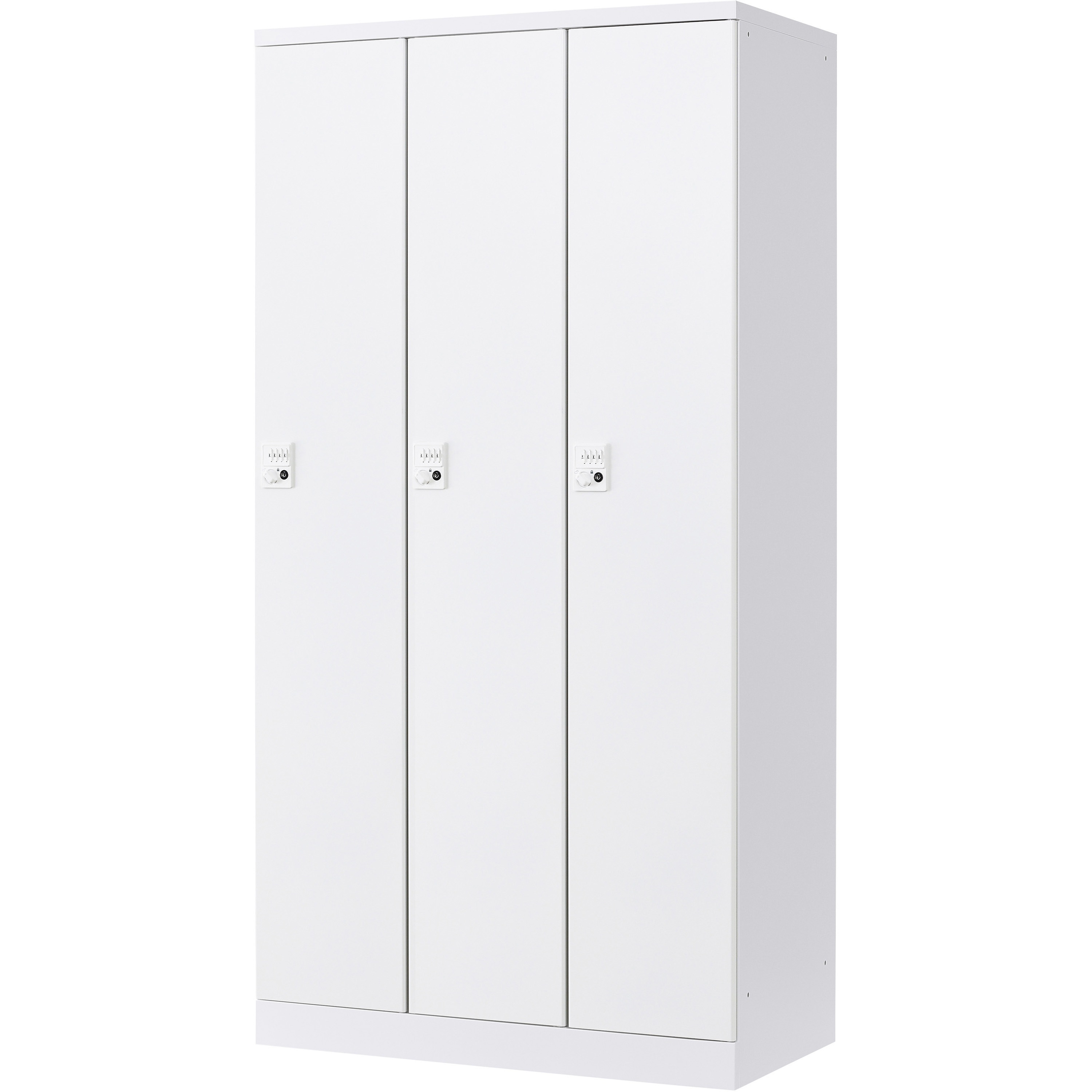 RFRLK-TTD390-WTW RLKロッカー リラッシュ ダイヤル錠 オール扉タイプ ノーブランド 3人用   RFRLK-TTD390-WTW