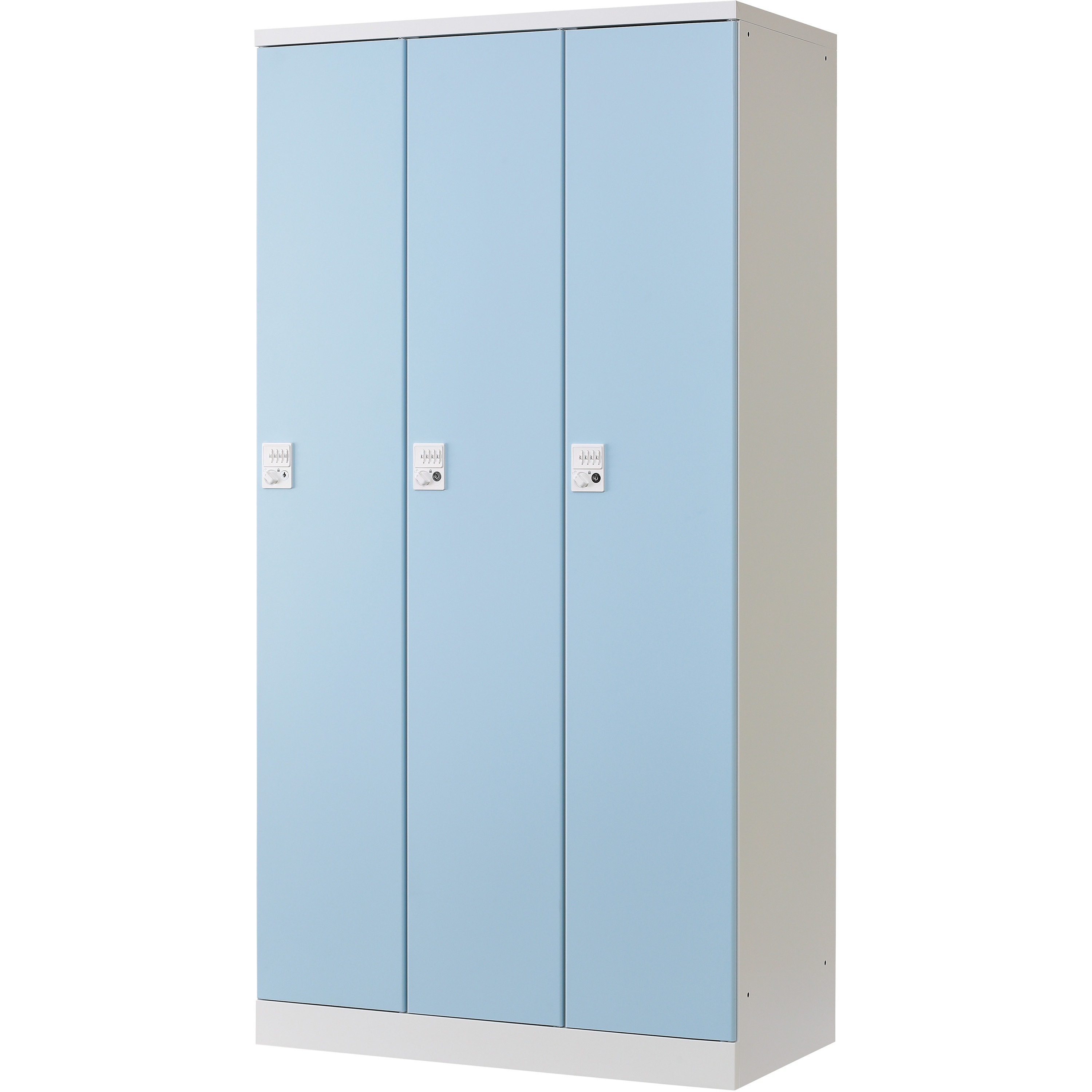 RFRLK-TTD390-WLB RLKロッカー リラッシュ ダイヤル錠 オール扉タイプ ノーブランド 3人用   RFRLK-TTD390-WLB