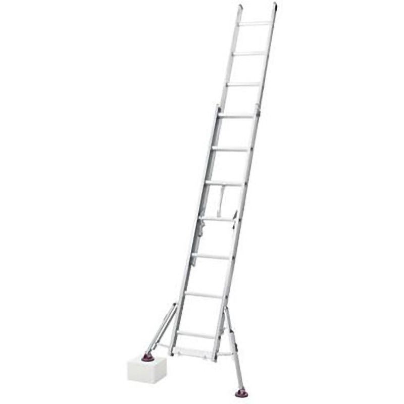 TA840LS-4 脚部開脚伸縮式2連はしご イチネンTASCO 縮長4.2m 全長7.19～7.40m  TA840LS-4