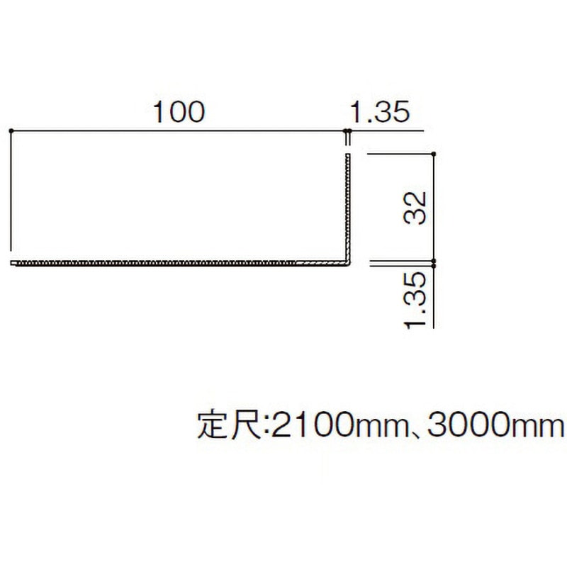 LL-5001-MBJW リノバカバー材(100mm幅) TOSTEM(LIXIL) 長さ(定尺
