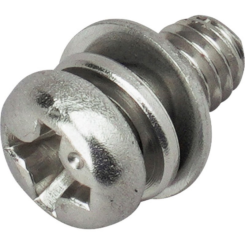 3×6 (+)ナベP=4(SW+JIS小形W組込) (ステンレス)(パック品) 大阪
