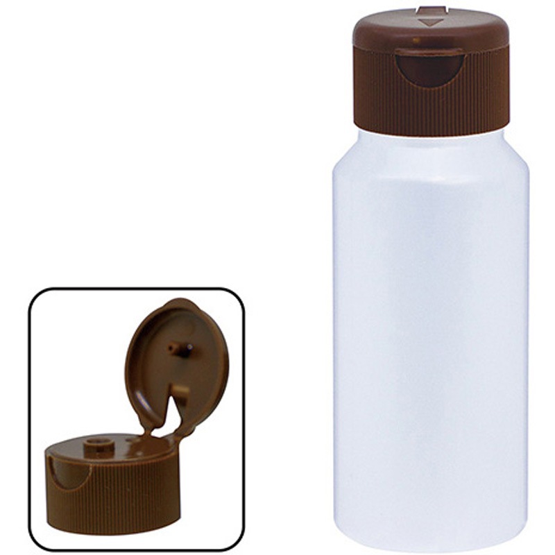 B3170-900BR ワンタッチキャップ付きNK投薬瓶(目盛りなし) 金鵄製作所 容量60mL  1箱(200本) B3170-900BR