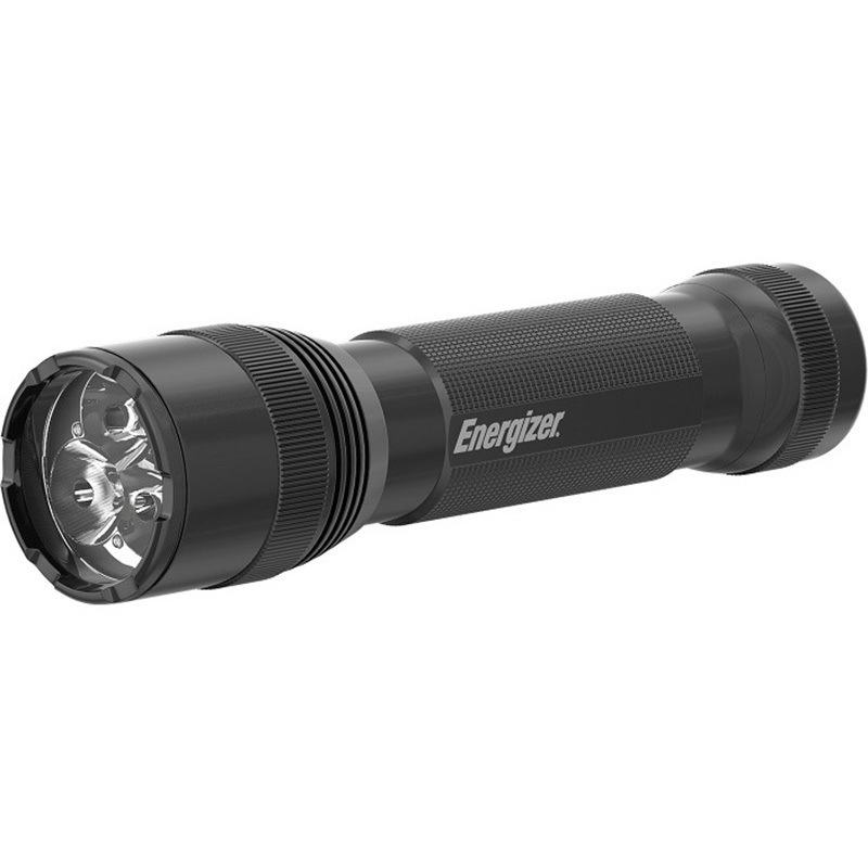 YMHT61 ハイブリッドタクティカルメタルライト ENERGIZER(エナジャイザー) 単3形乾電池6本 ブラック色 明るさ1200(ハイモード時)Lm