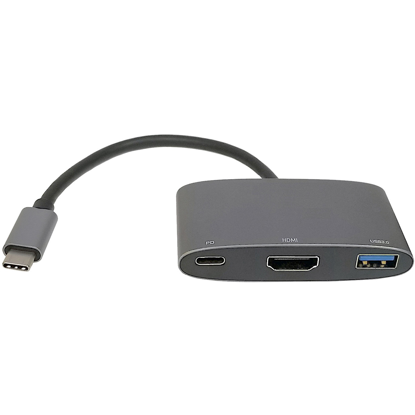 VV-USCHD-DOCK-DO-2 Type-C to HDMI マルチ Dock アダプタ シルバー Vodaview ケーブル長18cm  VV-USCHD-DOCK-DO-2