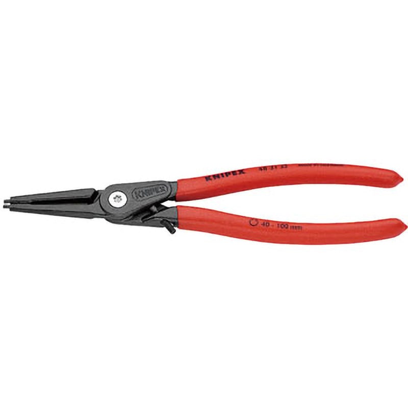 4831-J3 穴用精密スナップリングプライヤー 直 1個 KNIPEX(クニペックス) 【通販モノタロウ】 6,306円