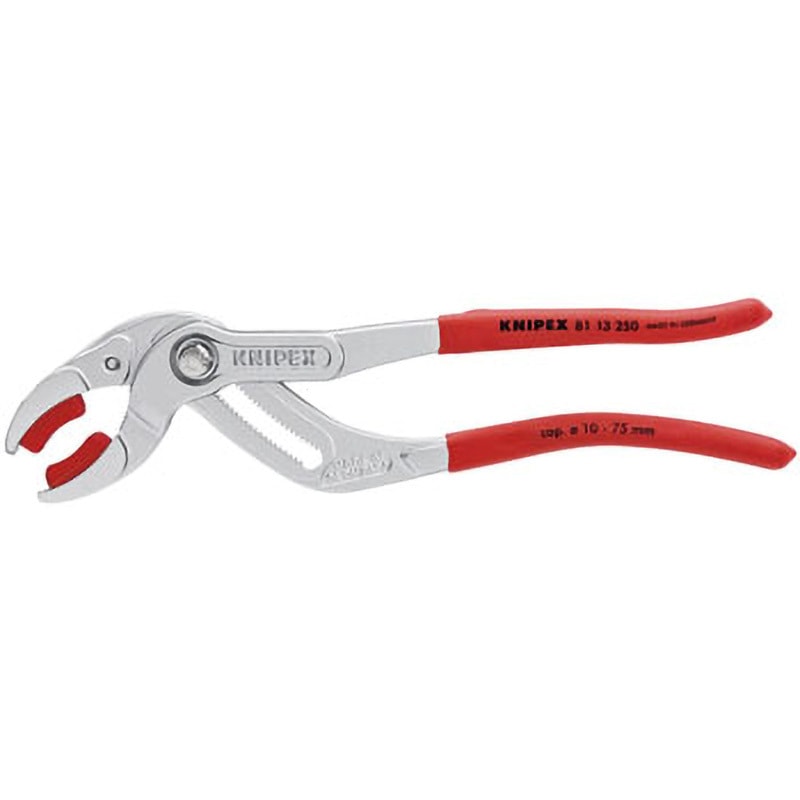 8113-250SB パイププライヤー(プラスチックアゴ付) KNIPEX