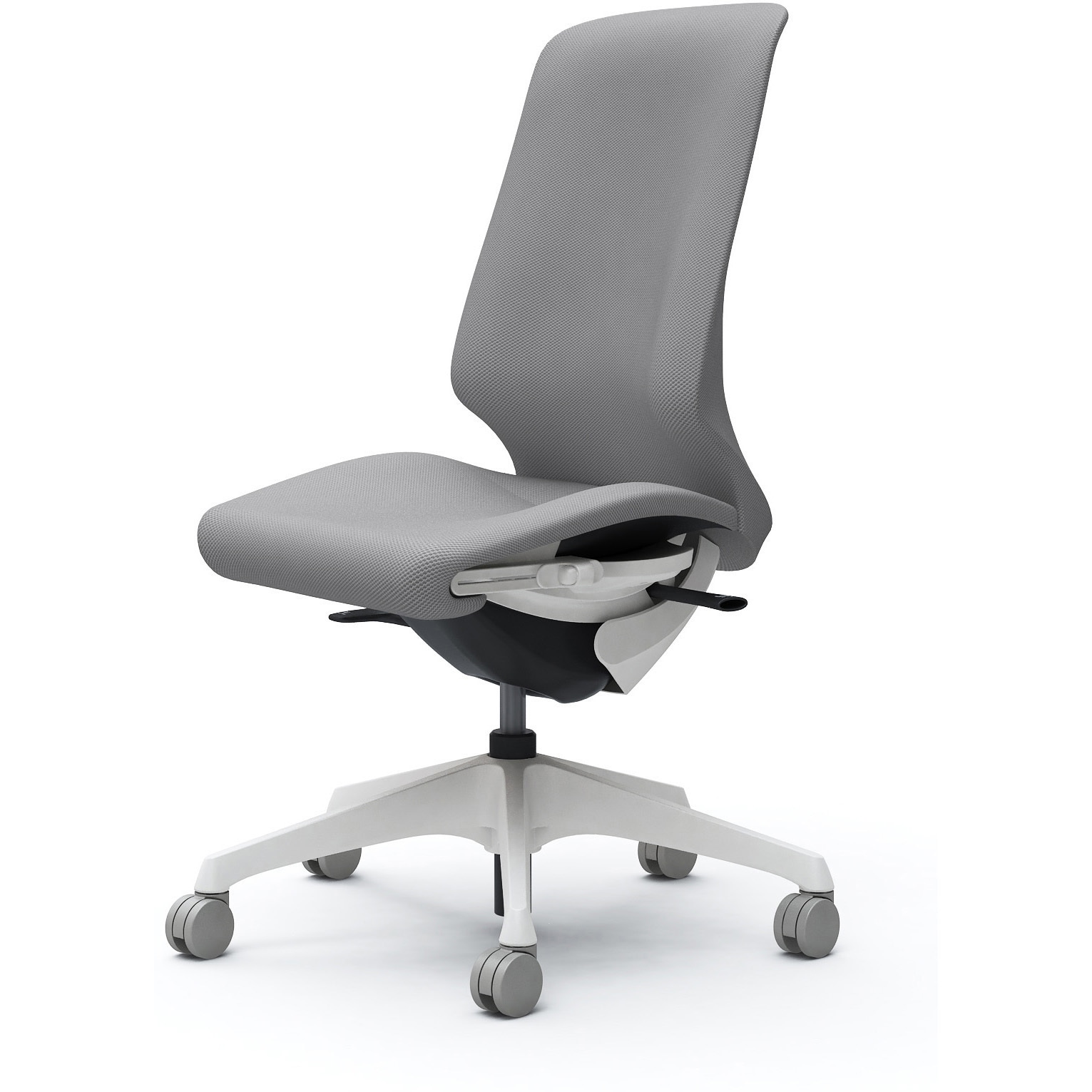 CT1AAC FRU3 スフィア，肘なし，ハイ，ノーマルナイロンC，座調節有 オカムラ(岡村製作所) リネット ホワイト   CT1AAC FRU3