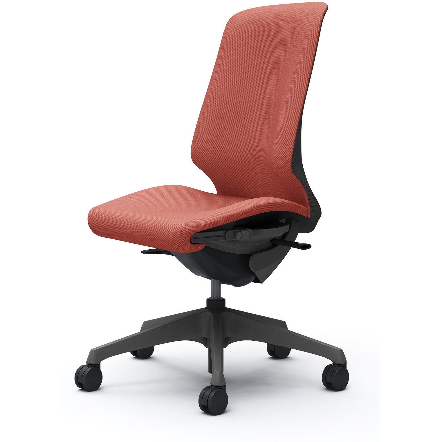 CT1AAE FRU9 スフィア，肘なし，ハイ，ノーマルナイロンC，座調節有 オカムラ(岡村製作所) リネット ダークグレー   CT1AAE FRU9