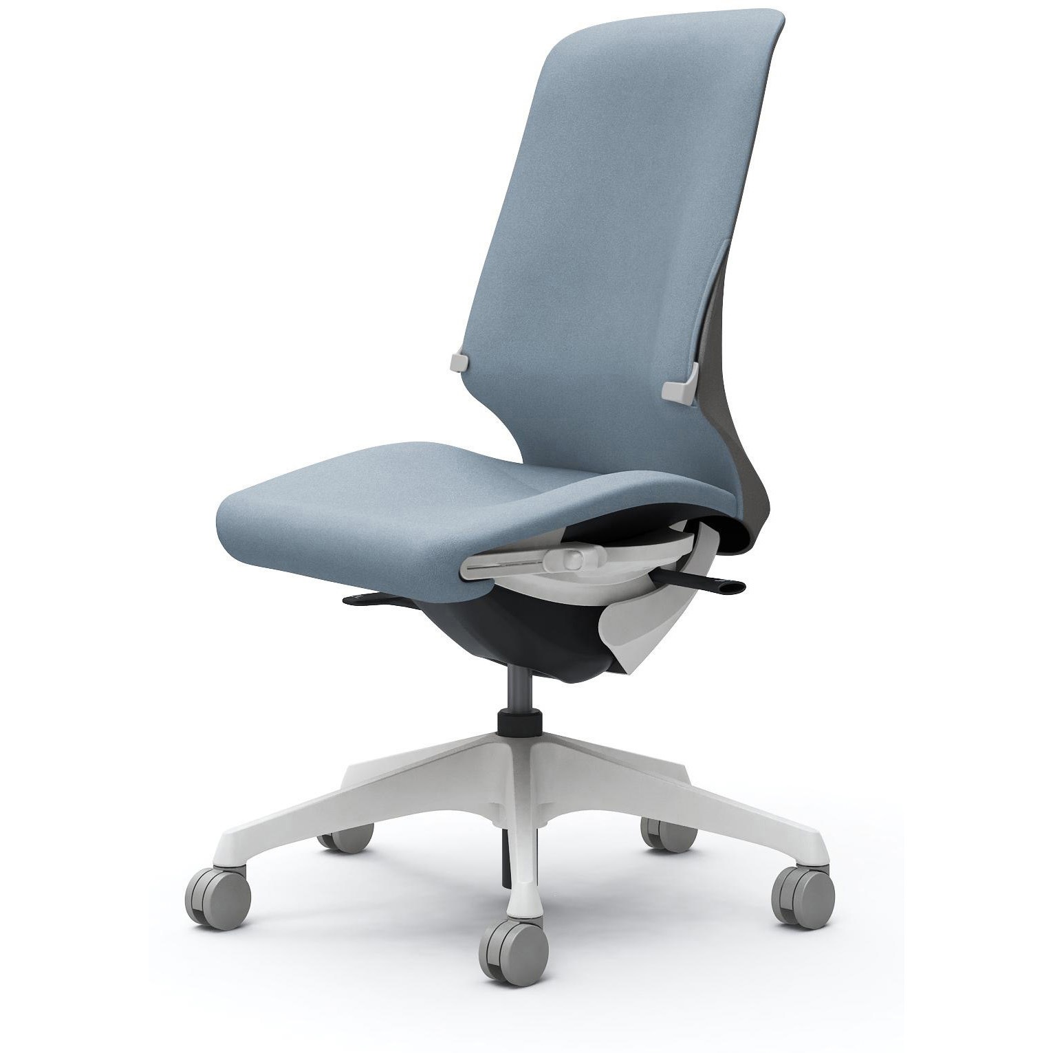 CT1AAD FXW9 スフィア，肘なし，ハイ，ノーマルナイロンC，座調節有，ランバー有 オカムラ(岡村製作所) インターロック ホワイト   CT1AAD FXW9