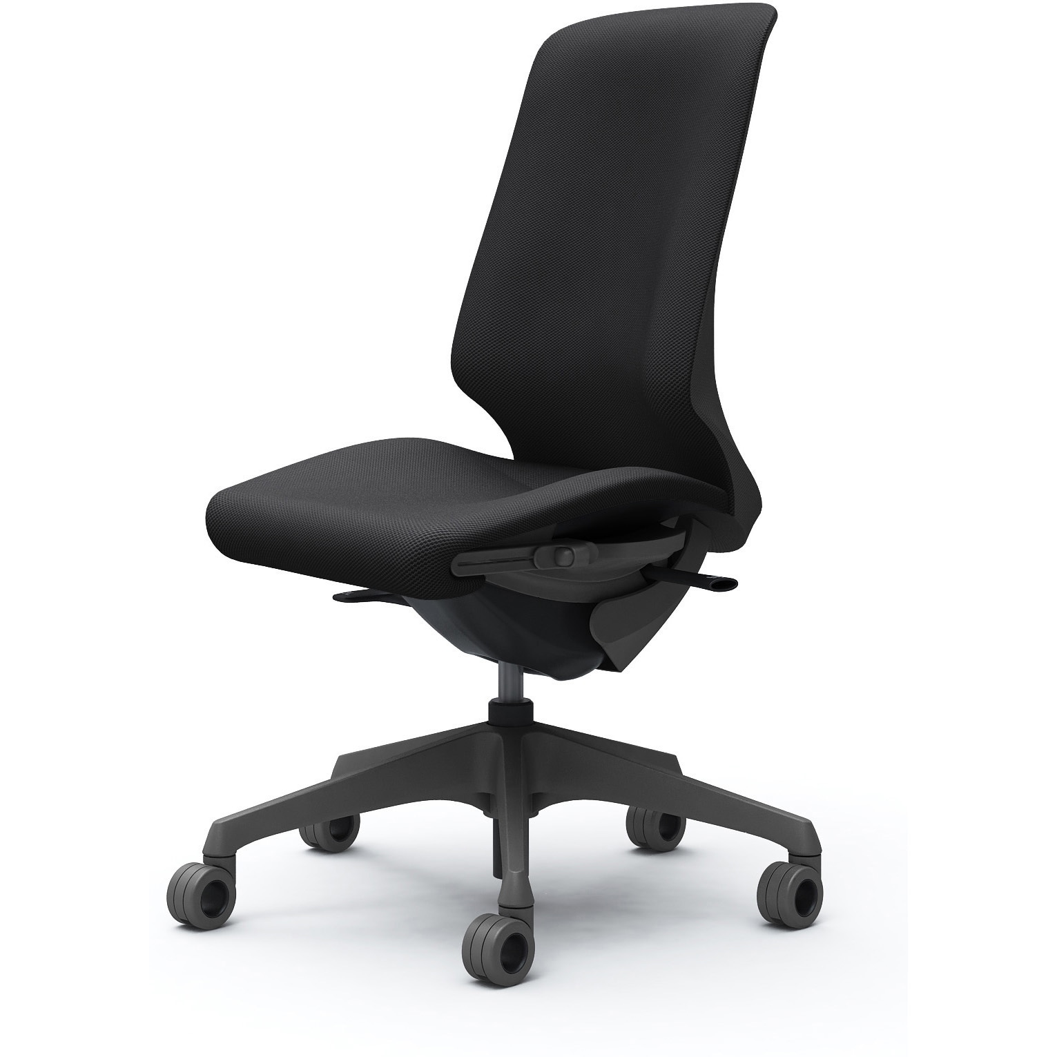 CT1AFE FRU1 スフィア，肘なし，ハイ，ホローウレタンC，座調節有 オカムラ(岡村製作所) リネット ダークグレー   CT1AFE FRU1