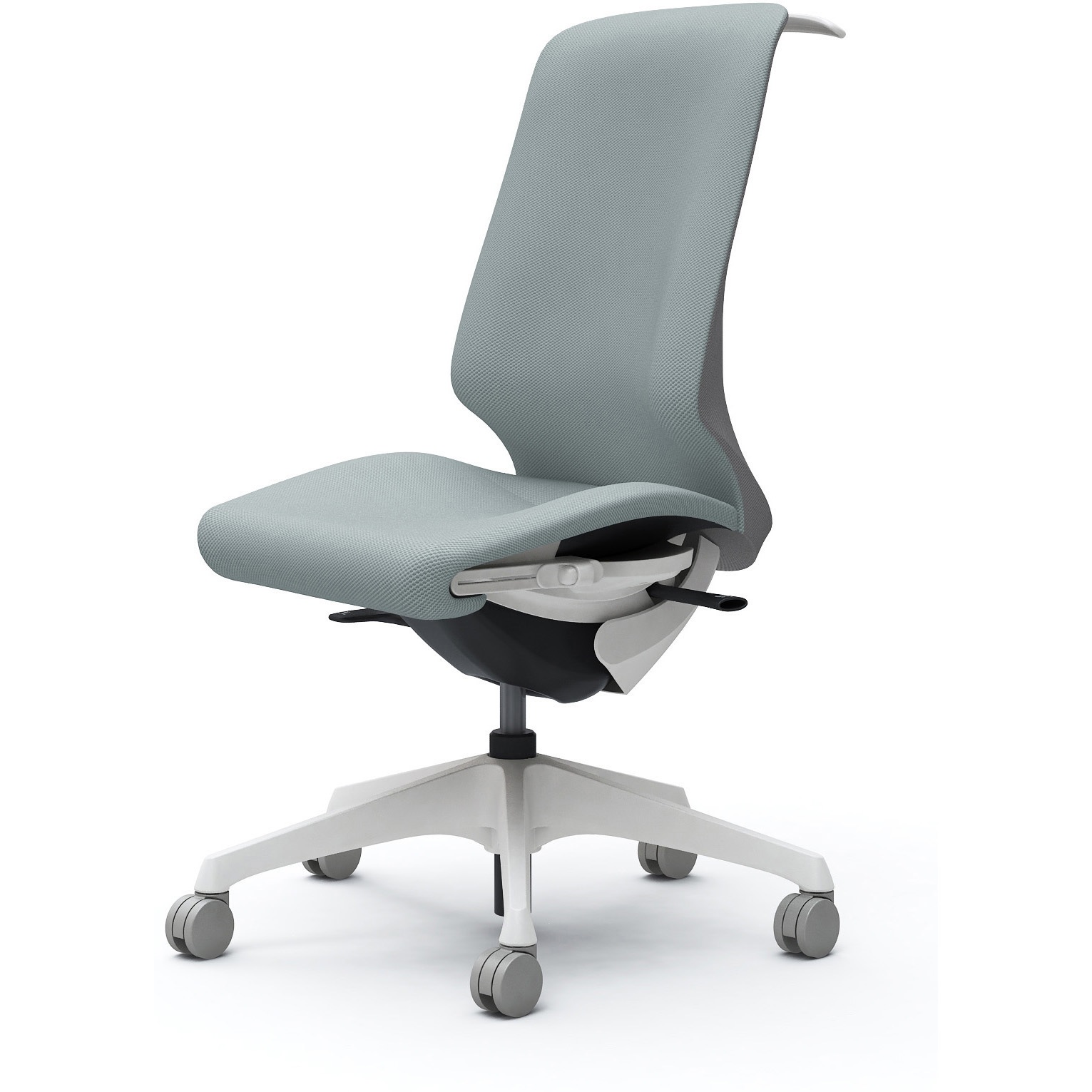 CT1BAC FRU6 スフィア，肘なし，ハイ，ノーマルナイロンC，座調節有，ハンガー有 オカムラ(岡村製作所) リネット ホワイト   CT1BAC FRU6