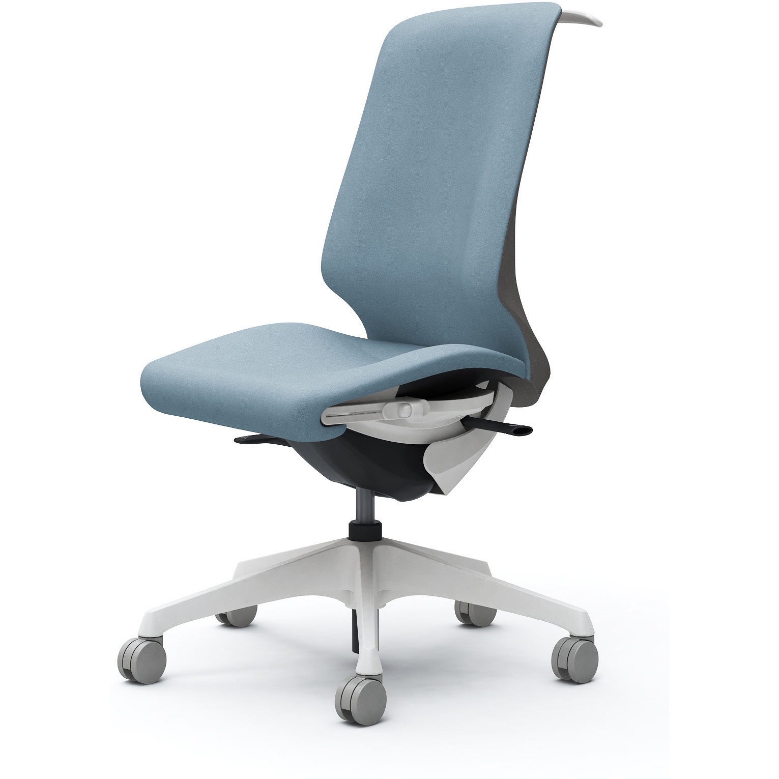 CT1BAC FXW9 スフィア，肘なし，ハイ，ノーマルナイロンC，座調節有，ハンガー有 オカムラ(岡村製作所) インターロック ホワイト   CT1BAC FXW9