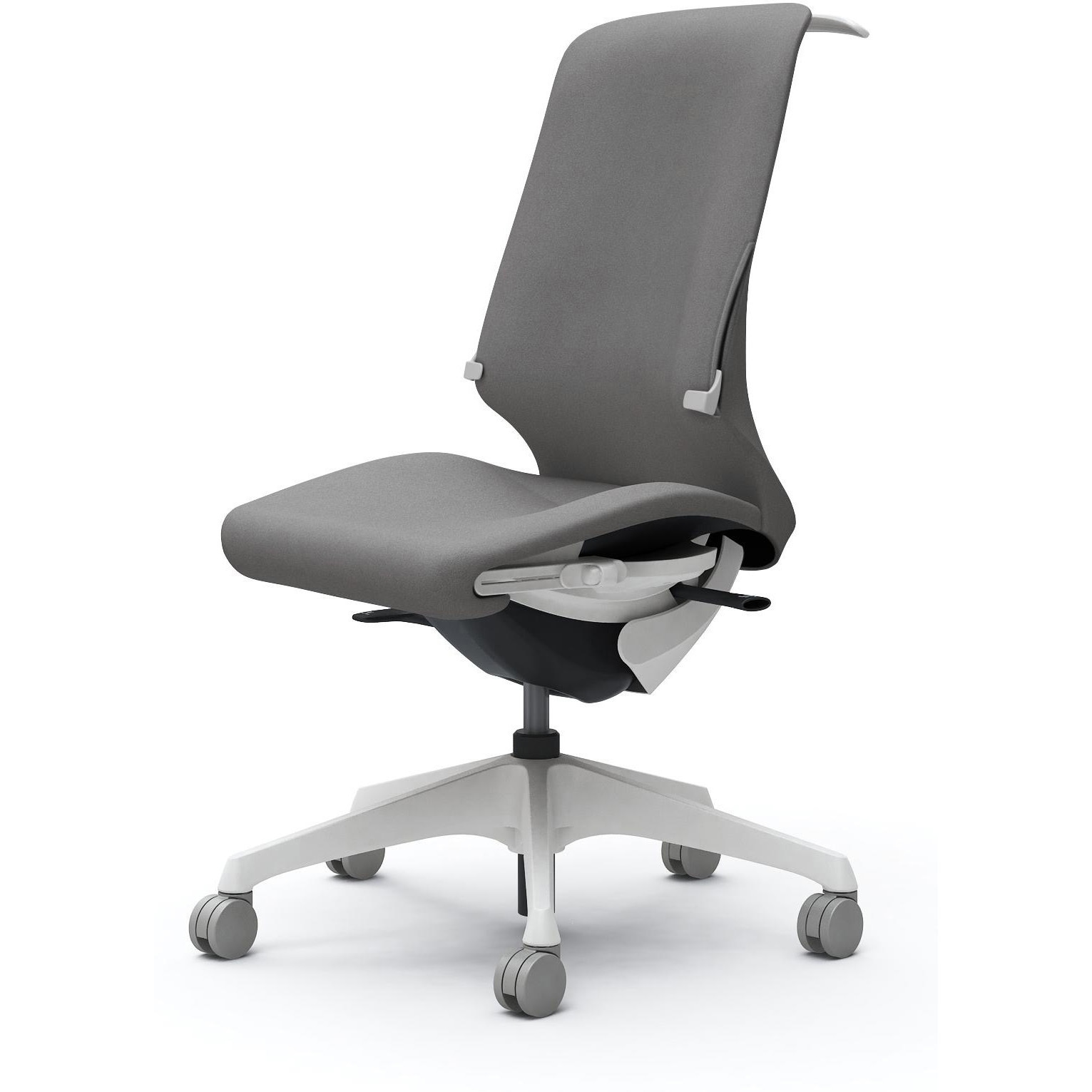 CT1BAD FXW1 スフィア，肘なし，ハイ，ノーマルナイロンC，座調節有，ハンガー有，ランバー有 オカムラ(岡村製作所) インターロック ホワイト   CT1BAD FXW1