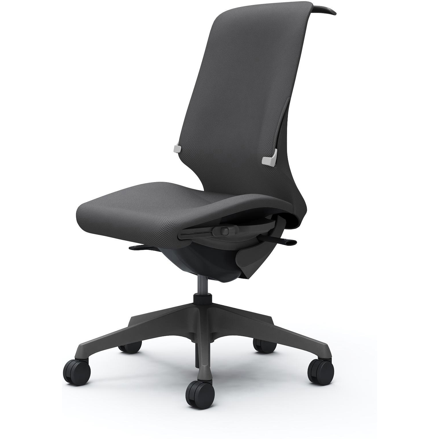 CT1BAF FRU2 スフィア，肘なし，ハイ，ノーマルナイロンC，座調節有，ハンガー有，ランバー有 オカムラ(岡村製作所) リネット ダークグレー   CT1BAF FRU2 65,890円