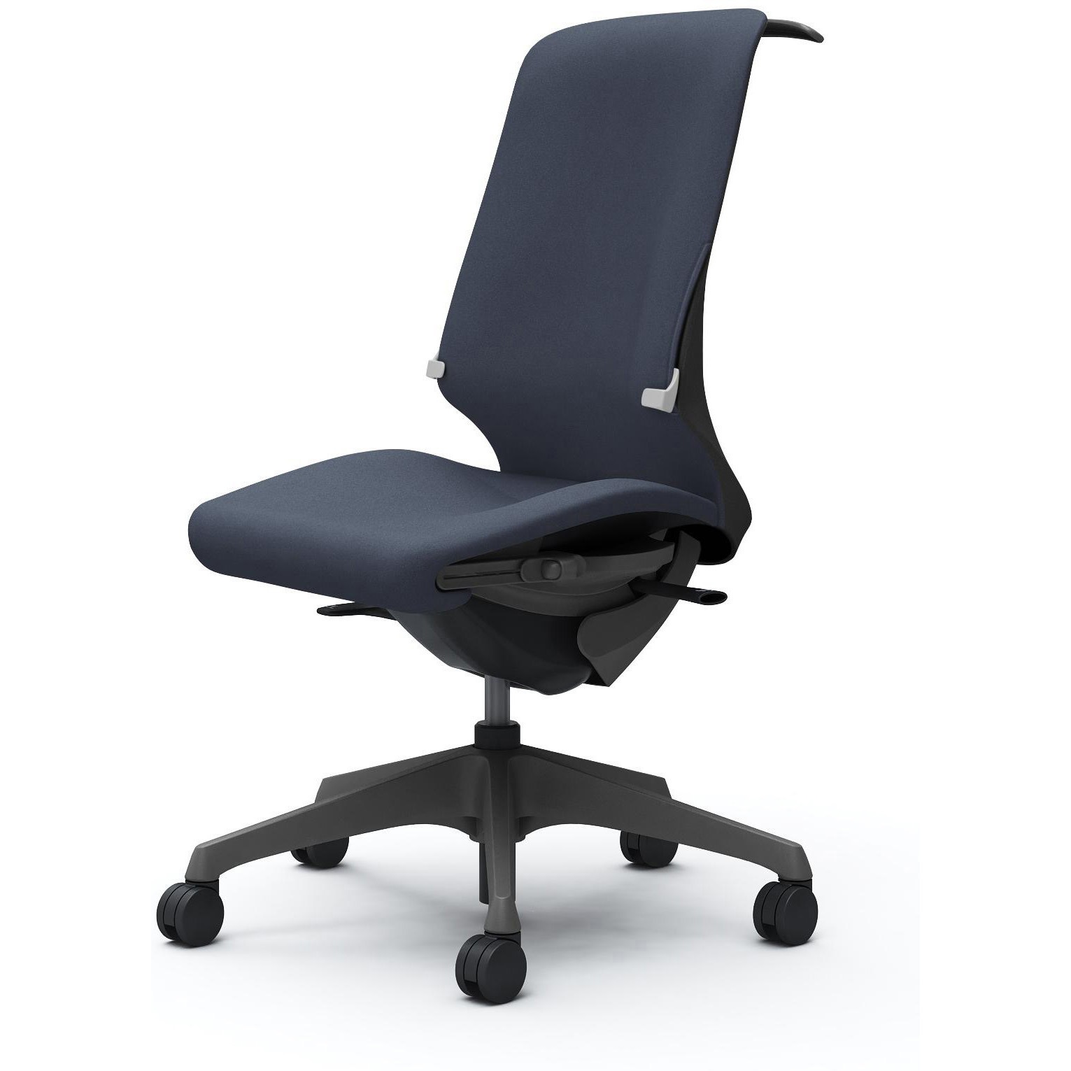 CT1BAF FXW4 スフィア，肘なし，ハイ，ノーマルナイロンC，座調節有，ハンガー有，ランバー有 オカムラ(岡村製作所) インターロック ダークグレー   CT1BAF FXW4