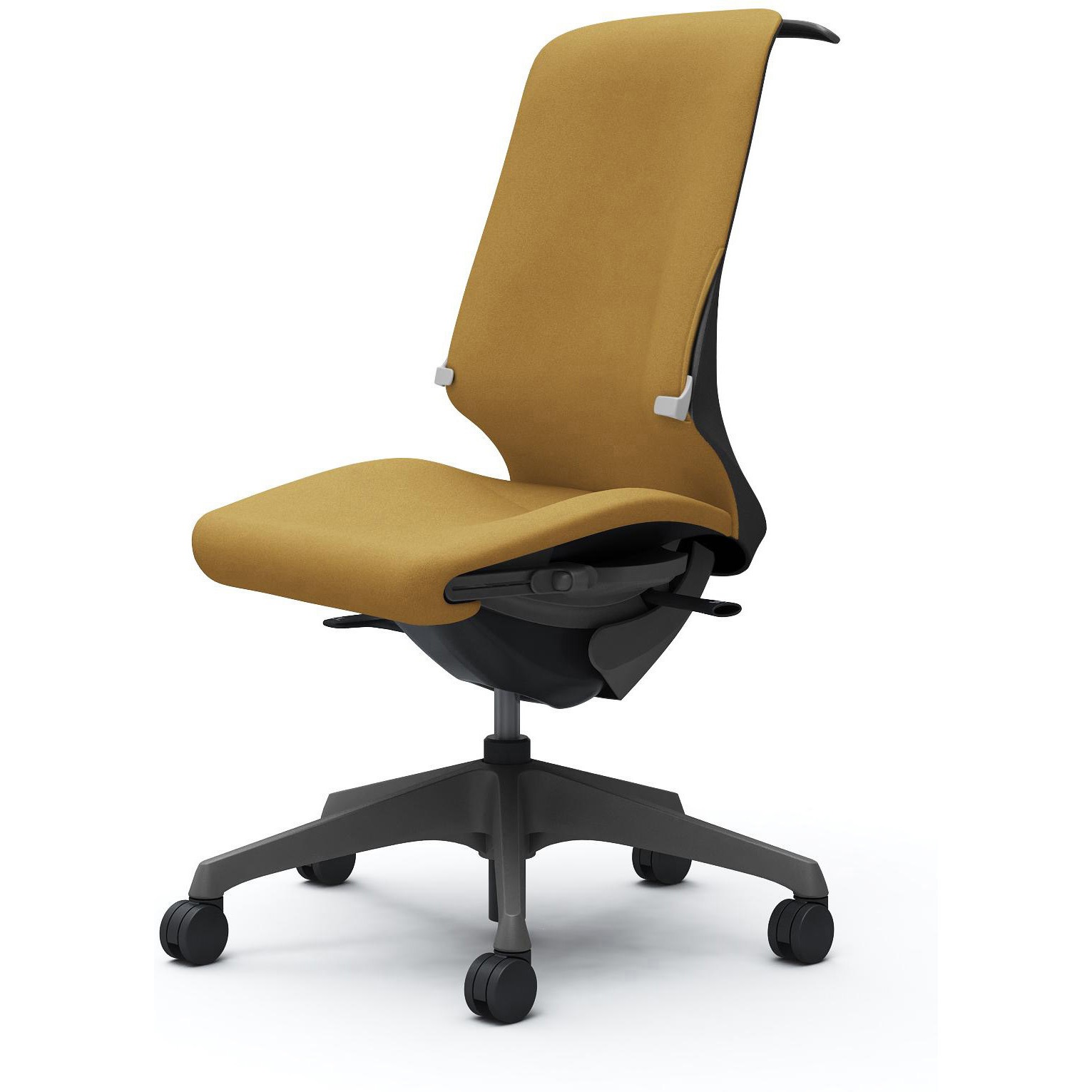 CT1BAF FXW7 スフィア，肘なし，ハイ，ノーマルナイロンC，座調節有，ハンガー有，ランバー有 オカムラ(岡村製作所) インターロック ダークグレー   CT1BAF FXW7