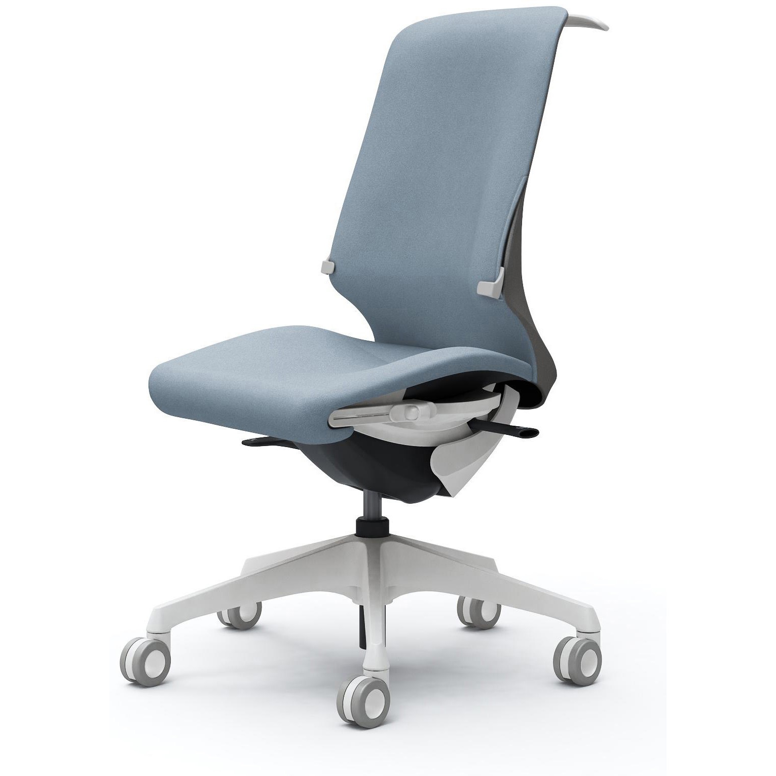 CT1BFD FXW9 スフィア，肘なし，ハイ，ホローウレタンC，座調節有，ハンガー有，ランバー有 オカムラ(岡村製作所) インターロック ホワイト   CT1BFD FXW9