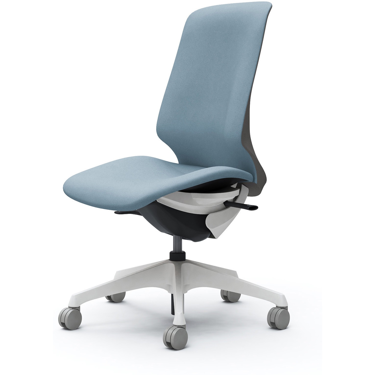 CT1CAC FXW9 スフィア，肘なし，ハイ，ノーマルナイロンC，座調節無 オカムラ(岡村製作所) インターロック ホワイト   CT1CAC FXW9