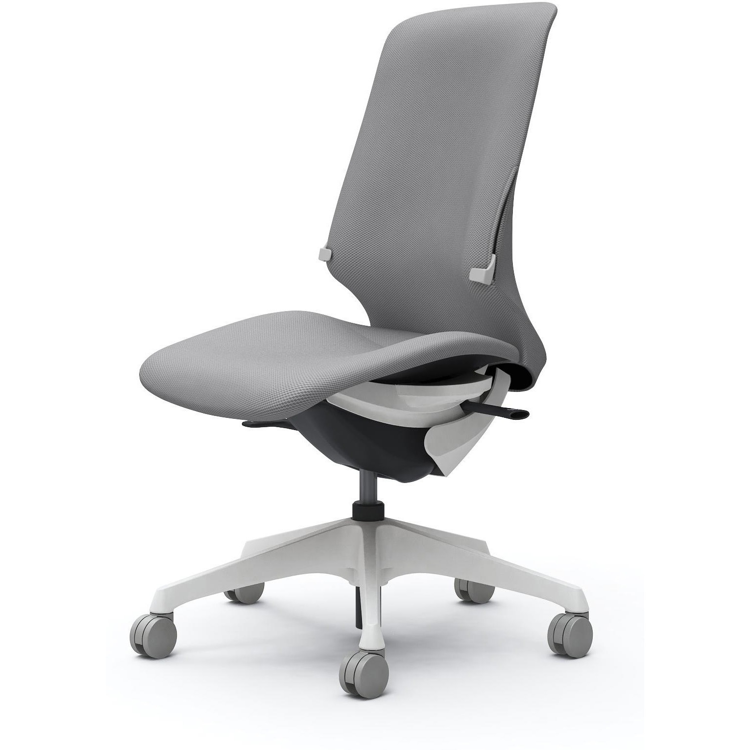 CT1CAD FRU3 スフィア，肘なし，ハイ，ノーマルナイロンC，座調節無，ランバー有 オカムラ(岡村製作所) リネット ホワイト   CT1CAD FRU3