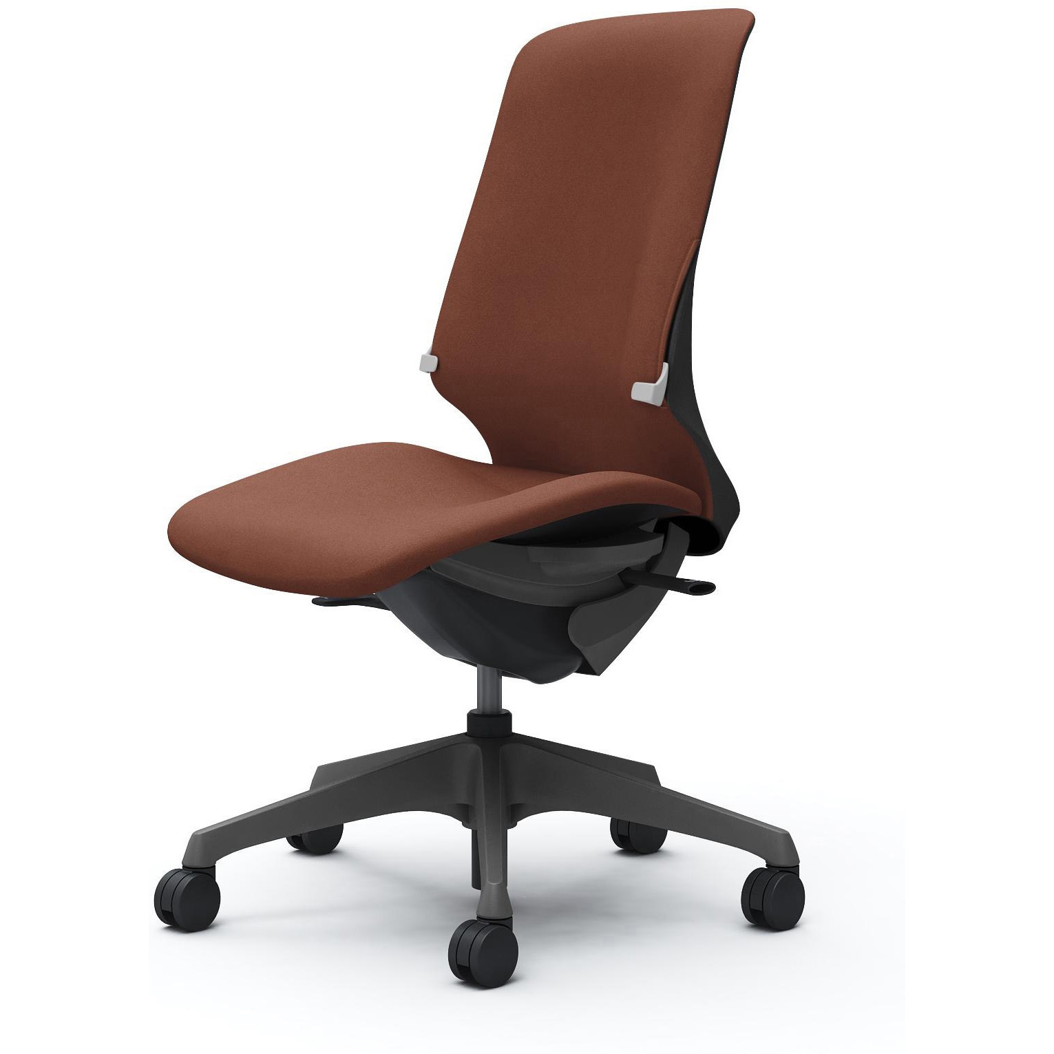 CT1CAF FXW6 スフィア，肘なし，ハイ，ノーマルナイロンC，座調節無，ランバー有 オカムラ(岡村製作所) インターロック ダークグレー   CT1CAF FXW6