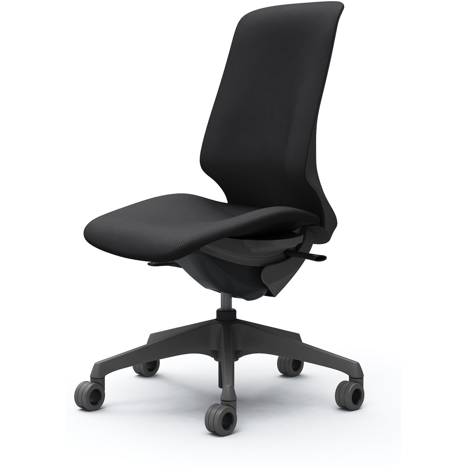 CT1CFE FRU1 スフィア，肘なし，ハイ，ホローウレタンC，座調節無 オカムラ(岡村製作所) リネット ダークグレー   CT1CFE FRU1