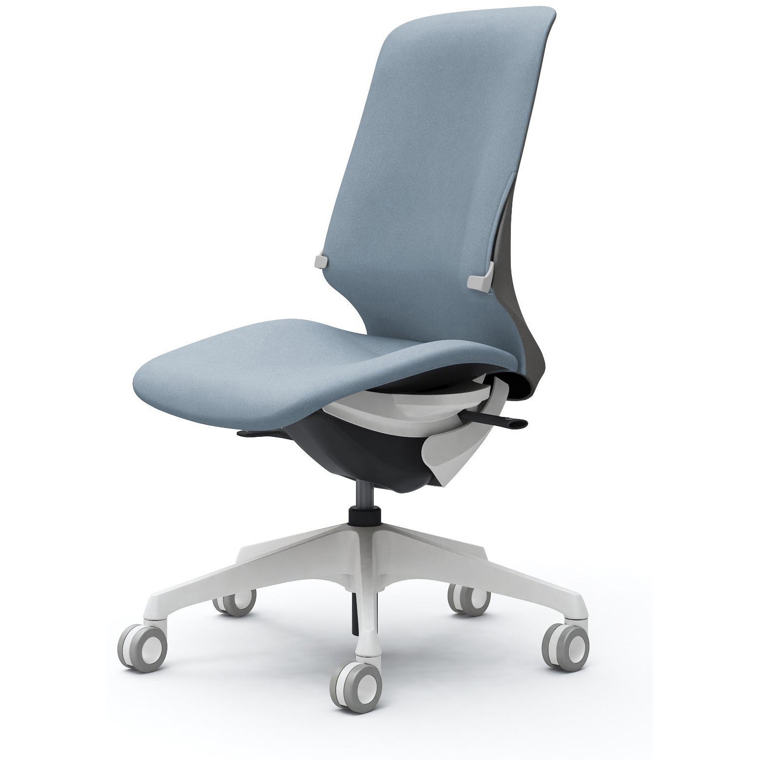 CT1CFD FXW9 スフィア，肘なし，ハイ，ホローウレタンC，座調節無，ランバー有 オカムラ(岡村製作所) インターロック ホワイト   CT1CFD FXW9