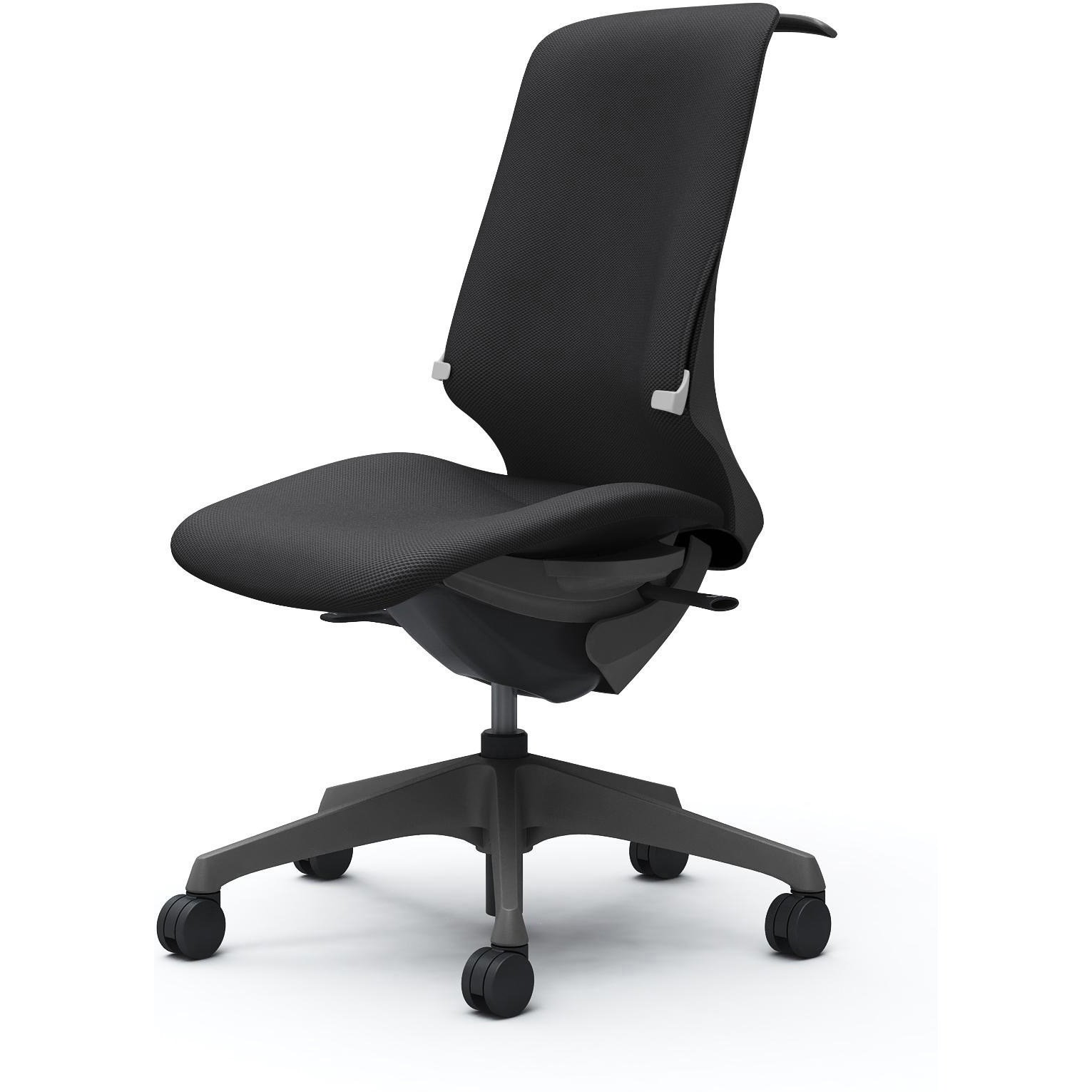 CT1DAF FRU1 スフィア，肘なし，ハイ，ノーマルナイロンC，座調節無，ハンガー有，ランバー有 オカムラ(岡村製作所) リネット ダークグレー   CT1DAF FRU1